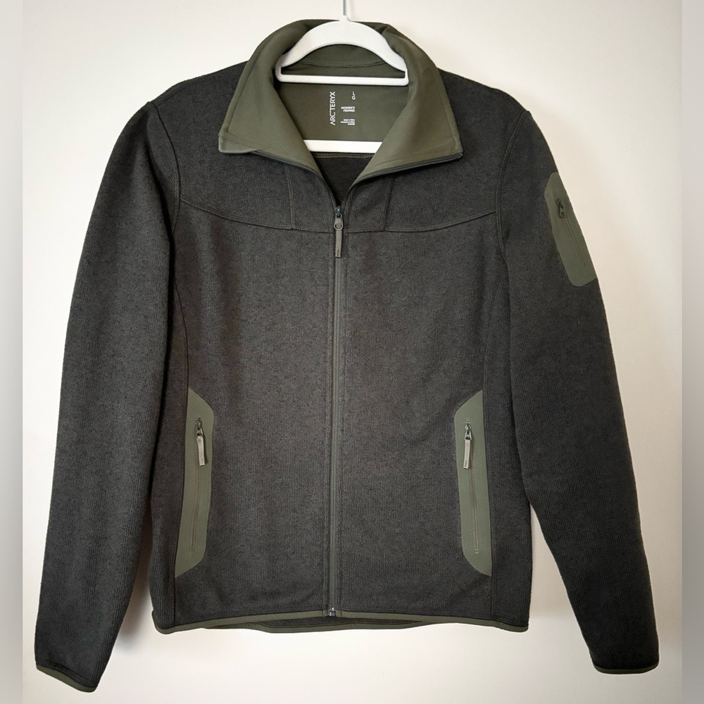 Arc’teryx Full Zip Forest Green Sweater Jacket - Picture 12 of 14